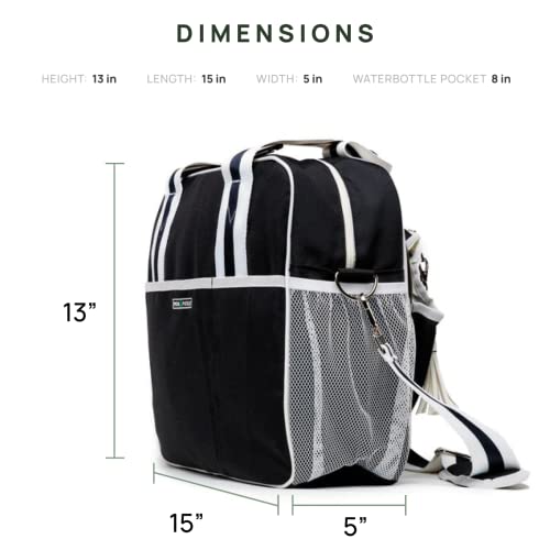 Black/White Pickleball Bag for Women and Men