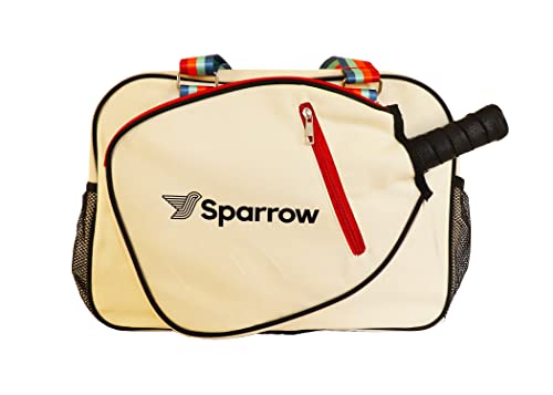 Stylish Pickleball Bag with Paddle Compartment - Retro Look