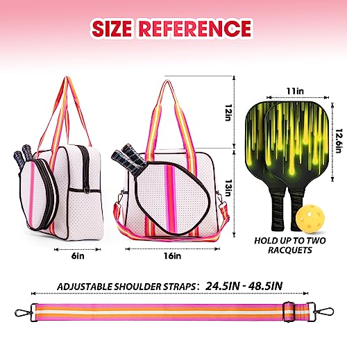 M MANUEKLEAR Crossbody Sling Pickleball Bag Tote