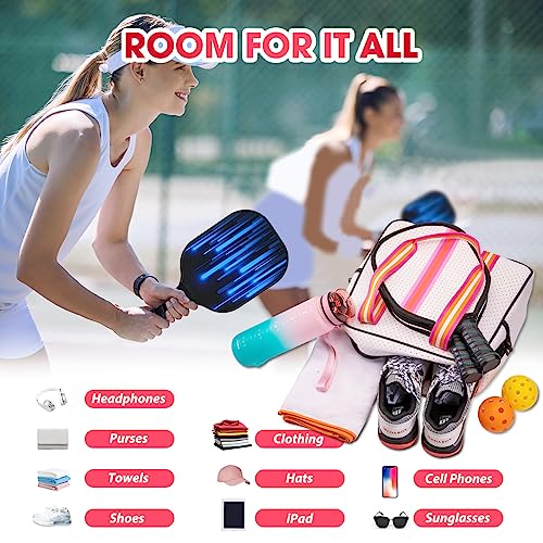 M MANUEKLEAR Crossbody Sling Pickleball Bag Tote