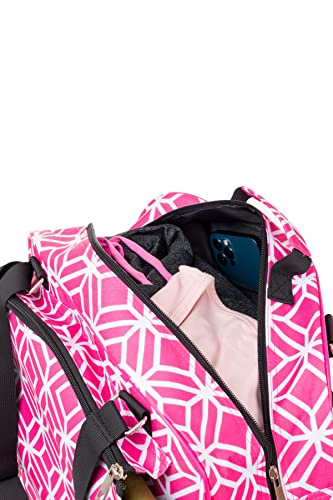 Women's Pickleball Bag with Large Paddle Holder Pocket