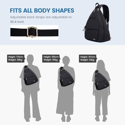 Sucipi Pickleball Bag for Women, Reversible Quilted Crossbody