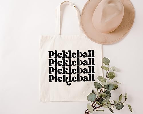 Lightweight Canvas Pickleball Tote Bag - Gift for Him or Her