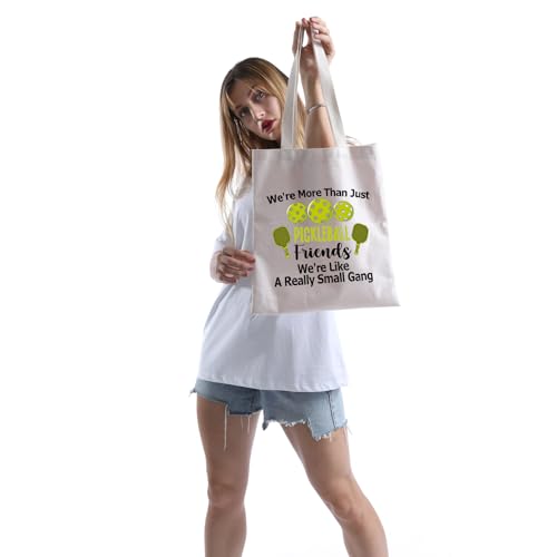 POFULL Pickleball Player Tote Bag for Friends