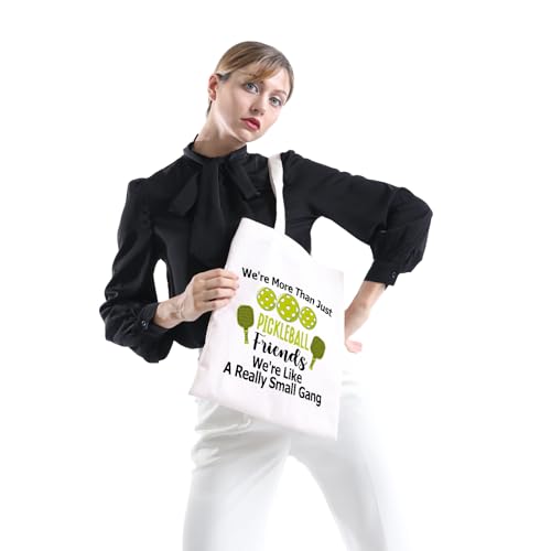 POFULL Pickleball Player Tote Bag for Friends