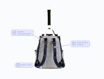 Court Couture Hampton Houndstooth Blue Tennis Backpack/Pickleball Backpack, Women tennis backpack, Women pickleball backpack, pickleball bag for women, Tennis backpack for women, Tennis bag for women