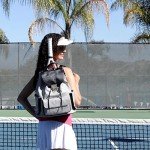 Court Couture Hampton Houndstooth Blue Tennis Backpack/Pickleball Backpack, Women tennis backpack, Women pickleball backpack, pickleball bag for women, Tennis backpack for women, Tennis bag for women