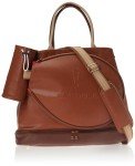 SamLouise Leather Women Large Sports Handbag | Tennis Racket Bags for Women | Tennis Racket Carrying Bag | Court Couture Tennis Bag | Tennis Tote Bag with Front Pocket for Tennis Racket (Brown)