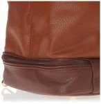 SamLouise Leather Women Large Sports Handbag | Tennis Racket Bags for Women | Tennis Racket Carrying Bag | Court Couture Tennis Bag | Tennis Tote Bag with Front Pocket for Tennis Racket (Brown)