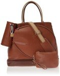 SamLouise Leather Women Large Sports Handbag | Tennis Racket Bags for Women | Tennis Racket Carrying Bag | Court Couture Tennis Bag | Tennis Tote Bag with Front Pocket for Tennis Racket (Brown)