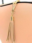 niceaces Women's MAYA 2-Racquet Designer Tennis Tote - Handmade - Vegan Leather, Coral