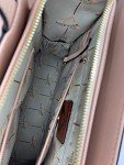 niceaces Women's MAYA 2-Racquet Designer Tennis Tote - Handmade - Vegan Leather, Coral