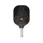 Black JOOLA Essentials Pickleball Paddle, Fiberglass Surface, Polypropylene Core