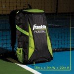 Franklin Sports Premium Pickleball Backpack - Equipment + Gear Bag - Black