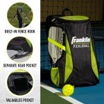 Franklin Sports Premium Pickleball Backpack - Equipment + Gear Bag - Black