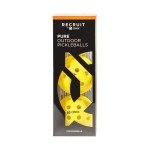 Recruit by ONIX Pickleball Pure Outdoor Balls (Yellow, 3-Pack), 2.5 lb