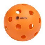 Recruit by ONIX Pickleball Pure Indoor Balls (Orange, 3-Pack), New, 2.5 lb