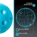Franklin Sports X-26 Indoor Pickleballs - Indoor Court Pickleball Balls - USA Pickleball (USAPA) Approved Tournament Pickleballs - 3 Pack Inside Pickleballs - Blue