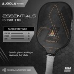 JOOLA Essentials Pickleball Paddle, Fiberglass, USAPA Approved, Black