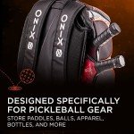 Onix Pickleball Backpack - Carry Paddles, Balls, Apparel
