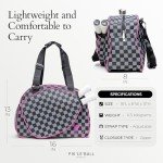 Premium Pickleball Bag for Women with Water Bottle Holder