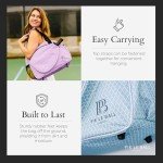 Premium Pickleball Bag for Women with Water Bottle Holder