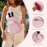 Prokva Pickleball Bag for Women, Pickleball Paddle Sling Bag, Pickle Ball Bag for Pickleball Accessories, Pink (Patent Design)