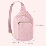 Prokva Pickleball Bag for Women, Pickleball Paddle Sling Bag, Pickle Ball Bag for Pickleball Accessories, Pink (Patent Design)