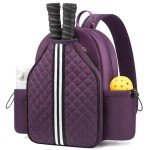 Sucipi Women's Lightweight Crossbody Pickleball Sling Bag - Stylish Quilted Paddle Bag