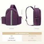 Sucipi Women's Lightweight Crossbody Pickleball Sling Bag - Stylish Quilted Paddle Bag