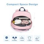 KAVIGOR Pickleball Bag, Quilted Pickleball Backpack with Shoe Compartment & Waterproof Pocket, Pickle Ball Paddle Bag Fits 2 to 4 Paddles for Women and Men, Pink