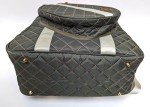 The Aesthetique Philosophie Quilted Large Capacity Pickleball Bag with Adjustable Strap (Olive Green)