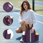 Sucipi Women's Lightweight Crossbody Pickleball Sling Bag - Stylish Quilted Paddle Bag