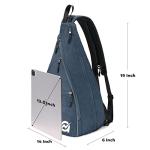 A11N Pickleball Bag, Reversible Crossbody Sling Bag/Backpack for Women Men, Navy