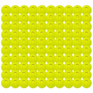 Franklin Sports Outdoor - X-40 Pickleball Balls - USA Pickleball (USAPA) Approved - 100 Bulk Pack Outside Pickleballs - Yellow - US Open Ball