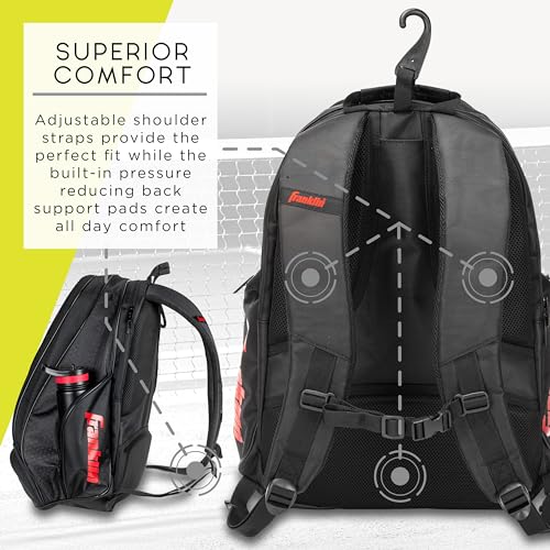 Franklin Sports Pickleball Bags - Deluxe Pro Backpack