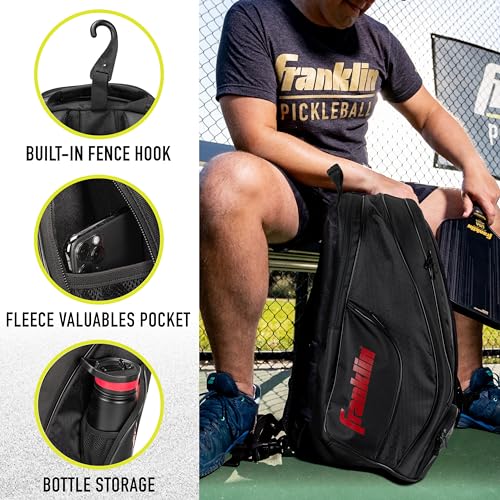 Franklin Sports Pickleball Bags - Deluxe Pro Backpack