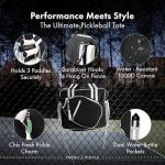 Black/White Pickleball Bag for Women and Men
