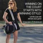 Black/White Pickleball Bag for Women and Men
