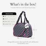 Premium Pickleball Bag for Women with Water Bottle Holder
