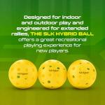 Selkirk Sport SLK Neo Fiberglass Pickleball Paddles Set of 2 | Designed in The USA | Complete Pickleball Set with 2 Pickle Ball Rackets, 3 Hybrid+ Balls, and SLK Sling Bag | Citron & Magenta Mirage