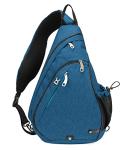 INOXTO Sling Bag, Multipurpose Crossbody Shoulder Bag for Men and Women, Chest Bag Crossbody Daypack for Hiking, Pickleball Bag with Water Bottle Holder for Tennis, Pickleball (Blue)