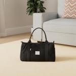 Small Black Sports Gym Duffel Bags for Women Men, Travel Totes Bag Cute Weekender bag with Wet Pocket and Shoe Compartment for Carry On, Gym, Dance, Overnight, Sport Pickleball, Tennis, Racketball