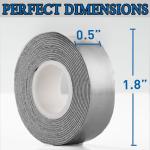 2 Grams Per Inch Golf Lead Tape | 1/2''x 60'' Adhesive Lead Tape | Add Swing Weight for Golf Tennis Racket Pickleball Paddle Adjust Weight