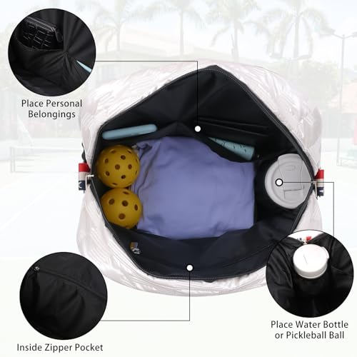 SPOENGRU Pickleball Tote Bag with Adjustable Shoulder Strap