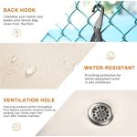 Arcoyard Tennis Bag, Large Tennis Bags For Women, Tennis Backpack with Ventilated Shoe Compartment and Insulated Pocket, Hold 2 Tennis Pickleball Rackets, Tennis Pickleball Balls and More, Beige