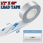 2 Grams Per Inch Golf Lead Tape | 1/2''x 60'' Adhesive Lead Tape | Add Swing Weight for Golf Tennis Racket Pickleball Paddle Adjust Weight