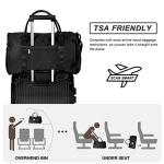 Small Black Sports Gym Duffel Bags for Women Men, Travel Totes Bag Cute Weekender bag with Wet Pocket and Shoe Compartment for Carry On, Gym, Dance, Overnight, Sport Pickleball, Tennis, Racketball