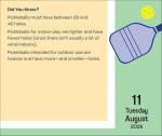 The Lighter Side of Pickleball 2026 Day-to-Day Calendar: A Year of Tips, Trivia & 'Toons