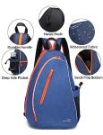OUTPLORER Pickleball Bag for Men Women Pickleball Backpack Reversible Crossbody Sling Bag